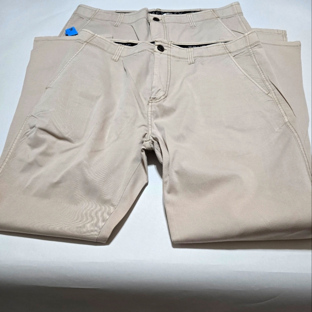 Mens khaki set of two new pants